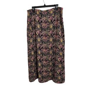Reversible Floral Maxi Skirt. Size 16